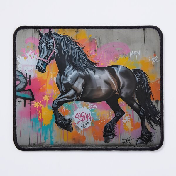 Item preview, Friesian in a Graffiti Mural designed and sold by Friesian-Fan-S.