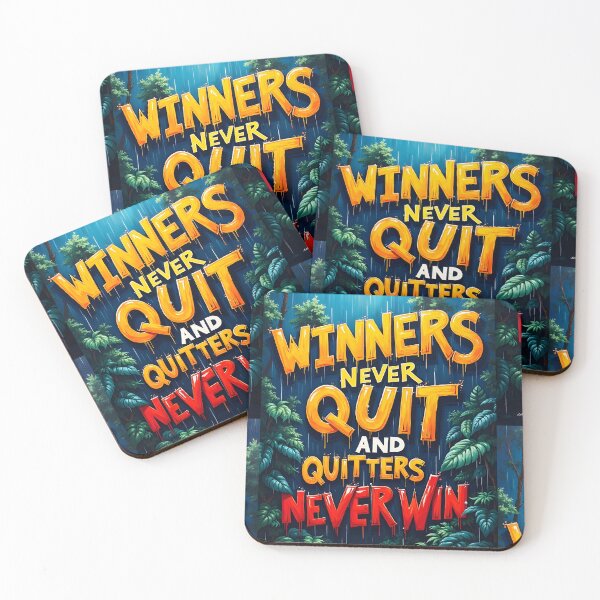 Item preview, Winners never quit designed and sold by Joshuasanga76a.