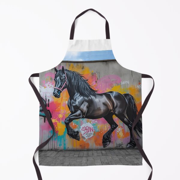 Item preview, Friesian in a Graffiti Mural designed and sold by Friesian-Fan-S.