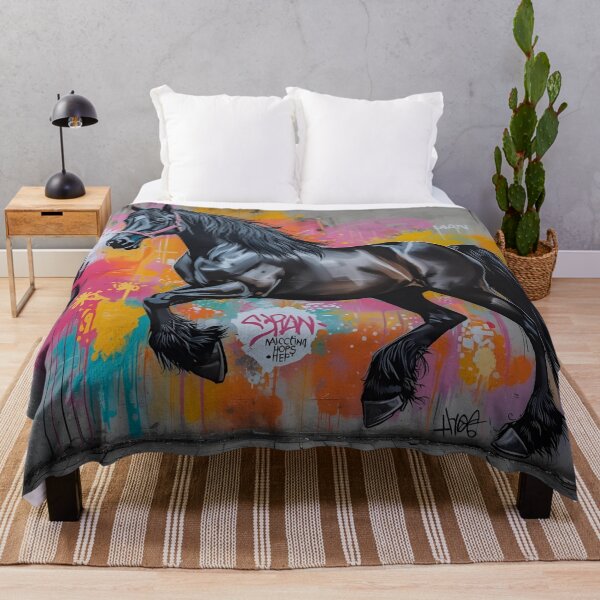 Item preview, Friesian in a Graffiti Mural designed and sold by Friesian-Fan-S.