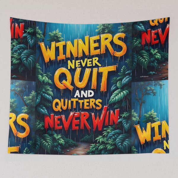 Item preview, Winners never quit designed and sold by Joshuasanga76a.