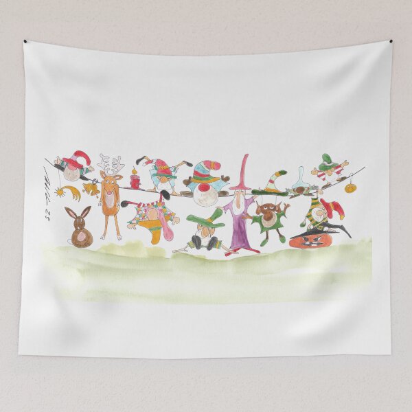 Item preview, Wichtel, Christmas, Weihnachten, Wichtel aligned, Wichtel auf Leine designed and sold by Anke‘s Bazaar.
