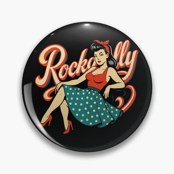 Item preview, Rockabilly Woman 50s Rock'n'Roll Petticoat Gift designed and sold by Pineapple-Tree.