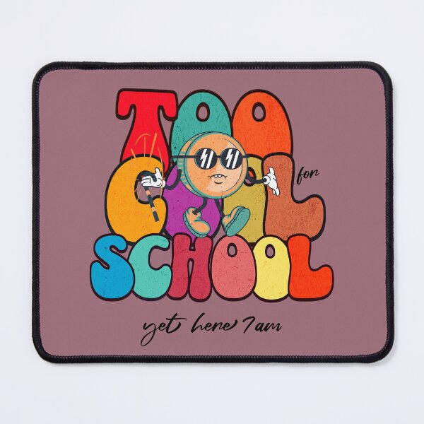 Item preview, Funny retro “Too cool for school” Back to School design designed and sold by TSOL5.
