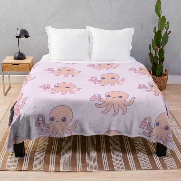 Item preview, Octopus with a Handbag – Pastel Sparkle Aesthetic designed and sold by wwshd.