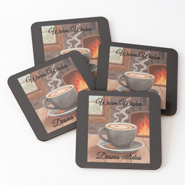 Item preview, Warm wishes coffee fireplace designed and sold by Tienda-Vane.