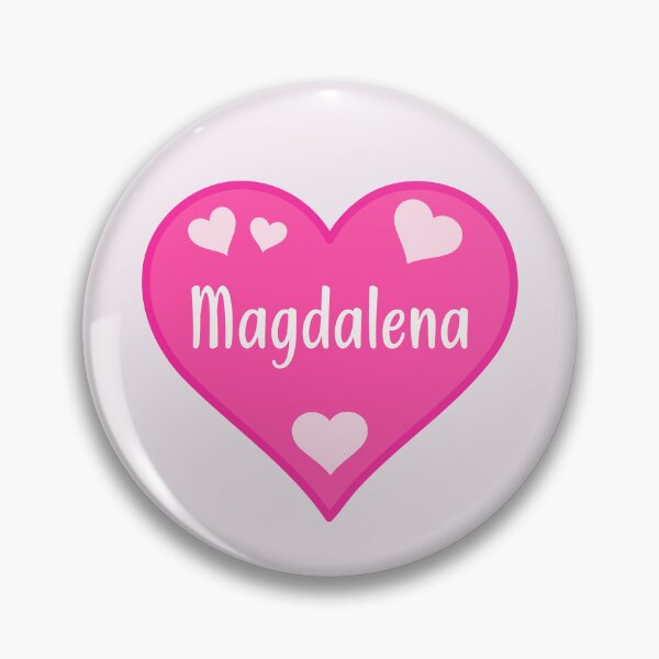 Item preview, Magdalena Name Pink Heart  designed and sold by Jeallan Designs.