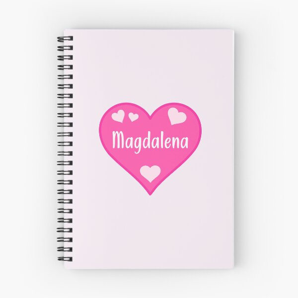 Item preview, Magdalena Name Pink Heart  designed and sold by Jeallan Designs.