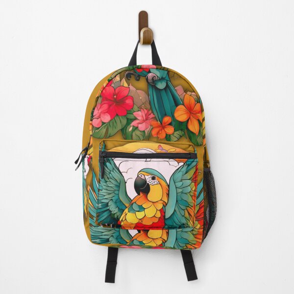 Item preview, Colorful Parrot in the Clouds designed and sold by Zofia Sosnecka.