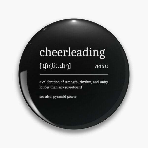 Item preview, Cheerleading Definition Funny Motivational Cheer Dictionary designed and sold by StrideSuccess.