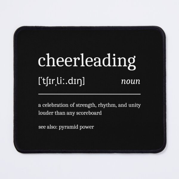 Item preview, Cheerleading Definition Funny Motivational Cheer Dictionary designed and sold by StrideSuccess.