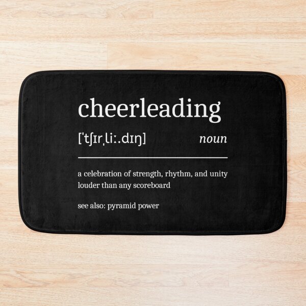 Item preview, Cheerleading Definition Funny Motivational Cheer Dictionary designed and sold by StrideSuccess.