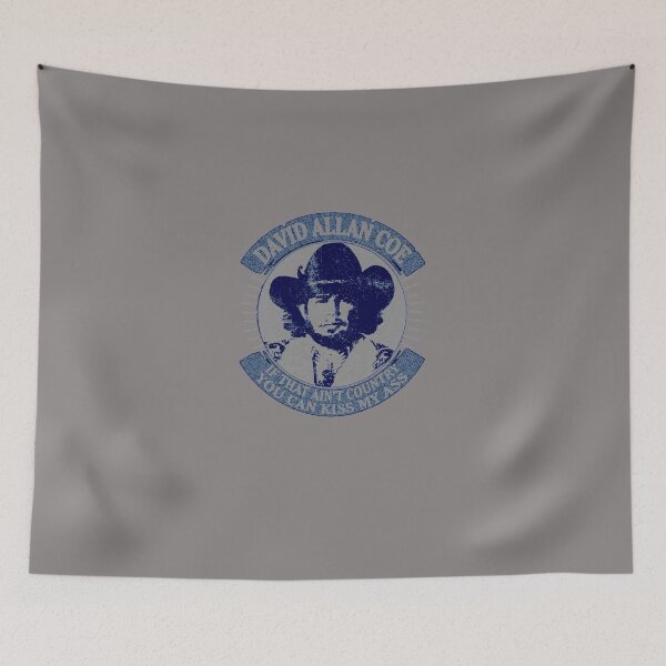 Item preview, DAVID-ALLAN-COE--VINTAGE-STYLE-FAN-DESIGN-T-SHIRT designed and sold by EbonyFabre.