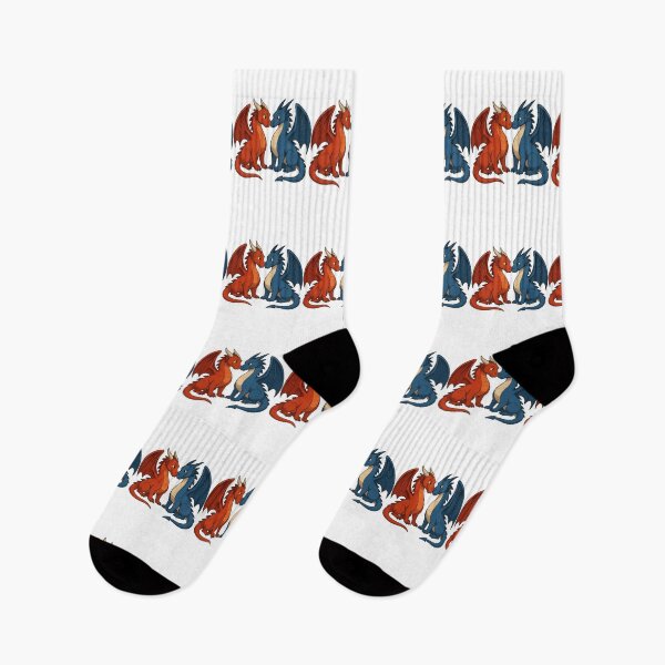 Item preview, Hot and Cold Dragons designed and sold by WilGrowDesigns.