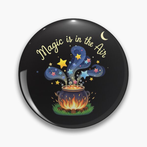 Item preview, Magic Cauldron: "Magic is in the Air" - Fantasy and Spell Illustration designed and sold by Karina Creative Studio.