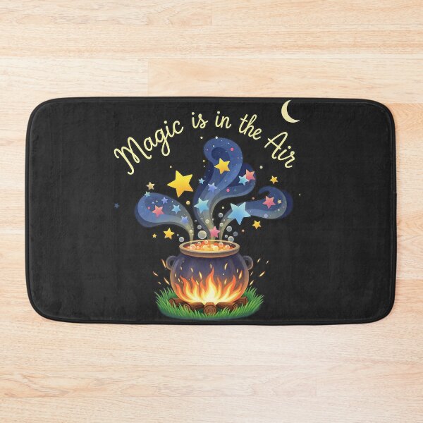 Item preview, Magic Cauldron: "Magic is in the Air" - Fantasy and Spell Illustration designed and sold by Karina Creative Studio.