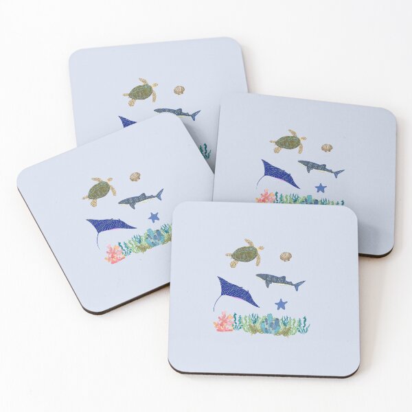 Item preview, Marine Life, Ocean Animals, Sea designed and sold by OpalineLoops.