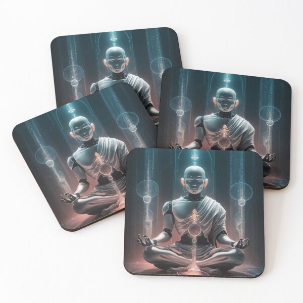 Item preview, AI Monk Meditation designed and sold by McVrax.