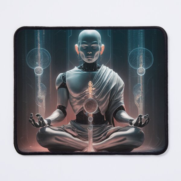 Item preview, AI Monk Meditation designed and sold by McVrax.