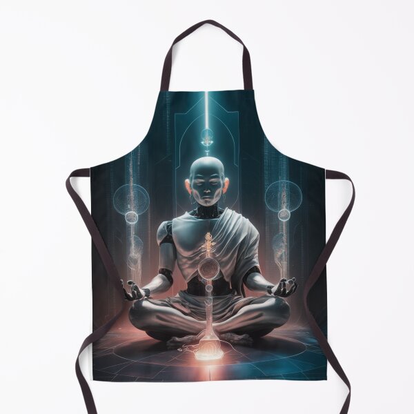 Item preview, AI Monk Meditation designed and sold by McVrax.