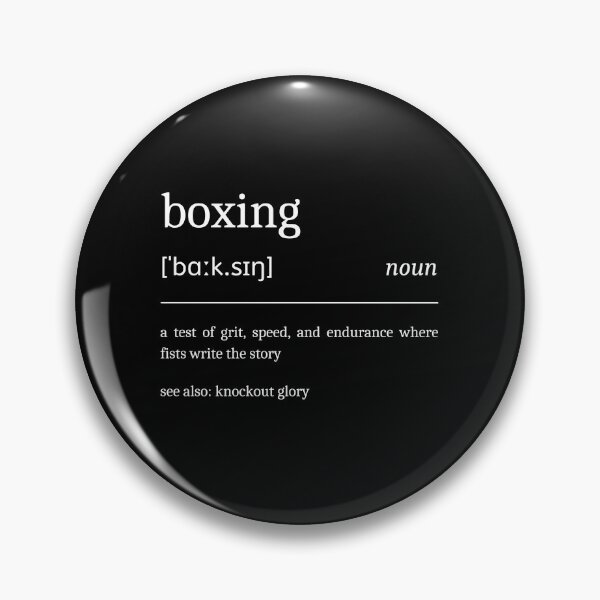 Item preview, Boxing Definition Funny Motivational Boxer Dictionary designed and sold by StrideSuccess.