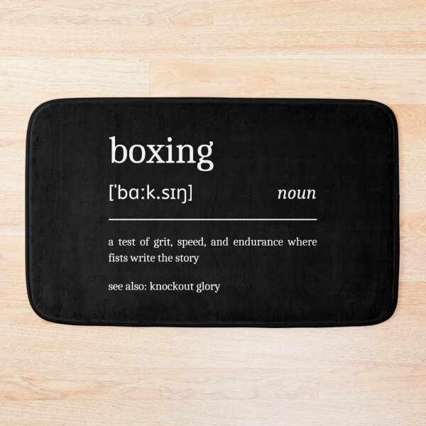 Item preview, Boxing Definition Funny Motivational Boxer Dictionary designed and sold by StrideSuccess.