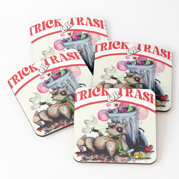 Item preview, Trick Or Trash Chill Racoon designed and sold by KatherynSGardne.