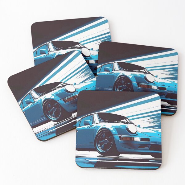 Item preview, Vintage Porsche 911 Blue designed and sold by ArtiCo. Labs.