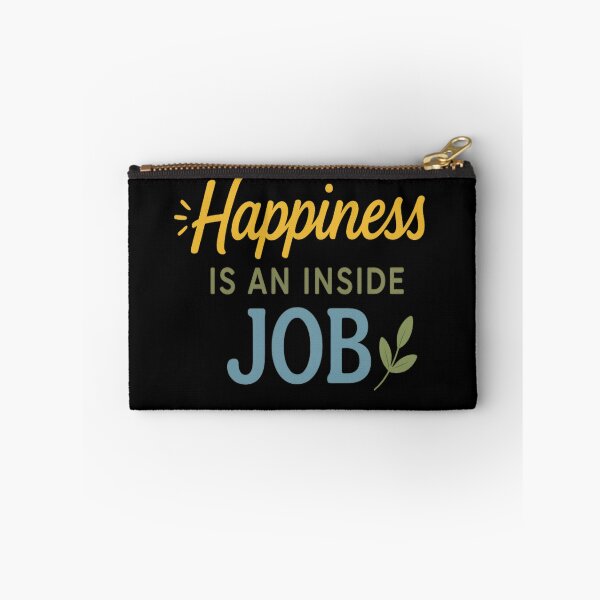 Item preview, Happiness Is an Inside Job | Positive Mindset Quote Design designed and sold by ArthUpscale.