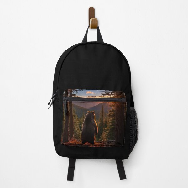 Item preview, A Bear's View: Watching the Sunset Over the Mountains designed and sold by ART-POD-PL.