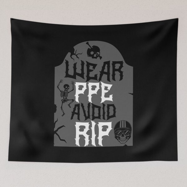 Item preview, Workplace Safety at Halloween - Wear PPE Avoid RIP designed and sold by PeteLawliiet.