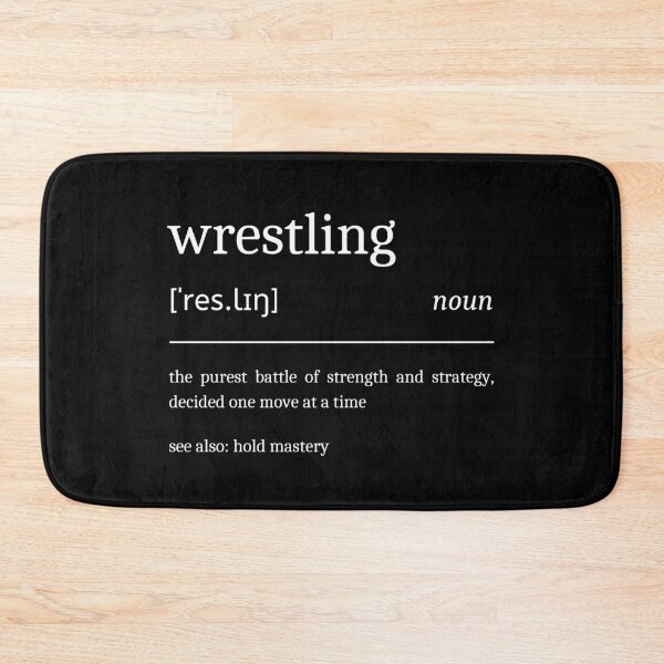 Item preview, Wrestling Definition Funny Motivational Wrestler Dictionary designed and sold by StrideSuccess.