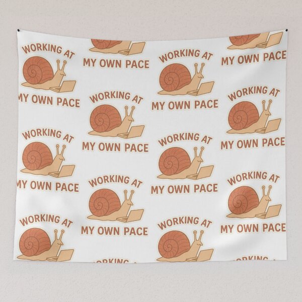 Item preview, Working at My Own Pace designed and sold by SnugBugz.