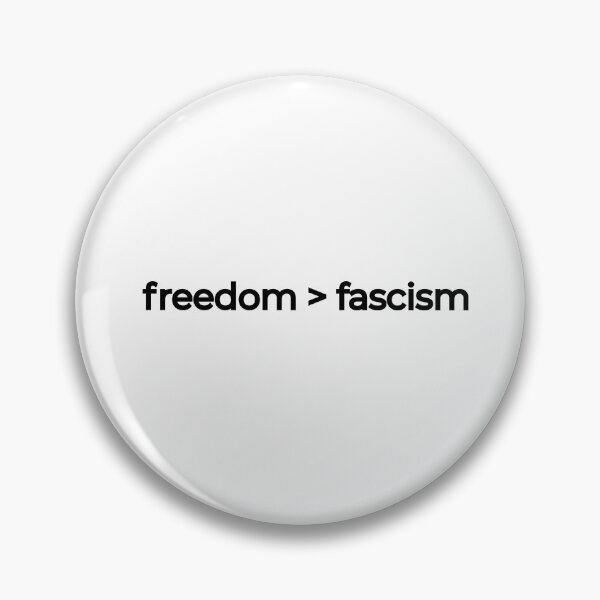 Item preview, freedom over fascism  designed and sold by DecencyTees.