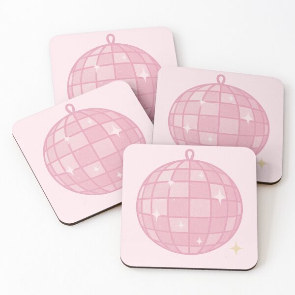 Item preview, Glittering Pink Mirrorball – Sparkle Aesthetic designed and sold by wwshd.