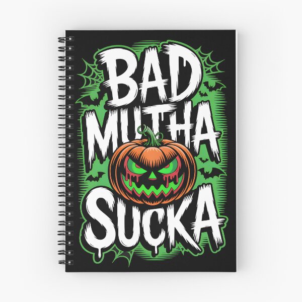 Aperçu de l'œuvre Drôle de phase d'Halloween Bad Mutha Sucka créée et vendue par Mellow Vibes.