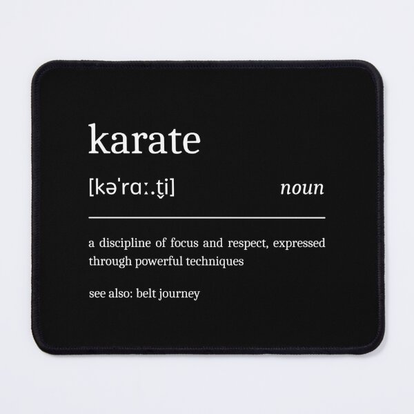 Item preview, Karate Definition Funny Motivational Karateka Dictionary designed and sold by StrideSuccess.