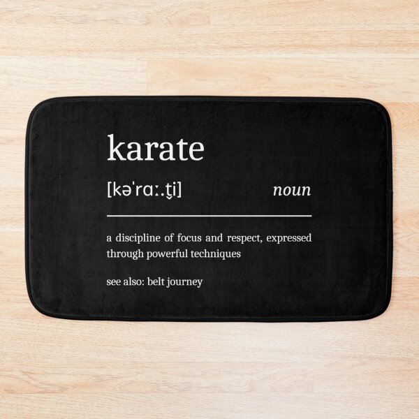 Item preview, Karate Definition Funny Motivational Karateka Dictionary designed and sold by StrideSuccess.