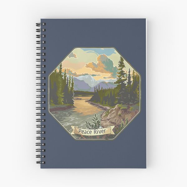 Item preview, Peace River Alberta Mountain View, Northern Wilderness Landscape Design designed and sold by meganohm.