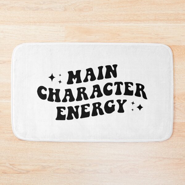 Item preview, Main Character Energy – Wavy Text Aesthetic Quote designed and sold by designsoftinaa.