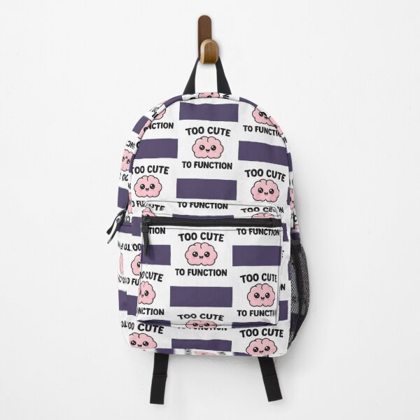 Item preview, Too Cute To Function Brain Kawaii designed and sold by HarrisrhOver.