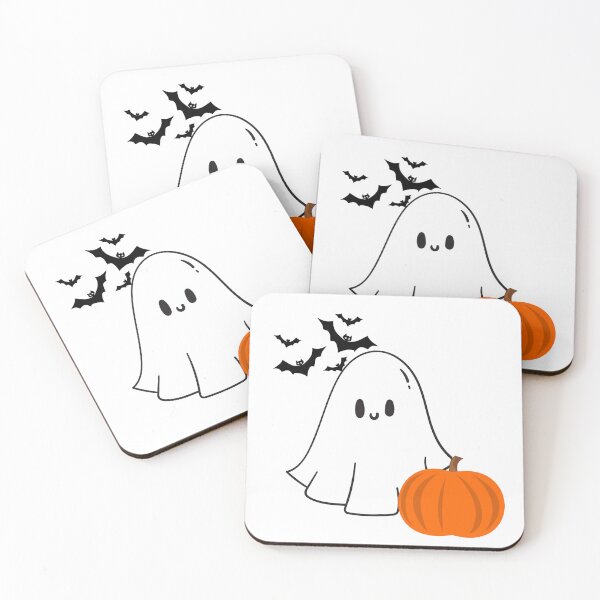Item preview, Cute Ghost with Pumpkin Halloween designed and sold by Mix Mood.