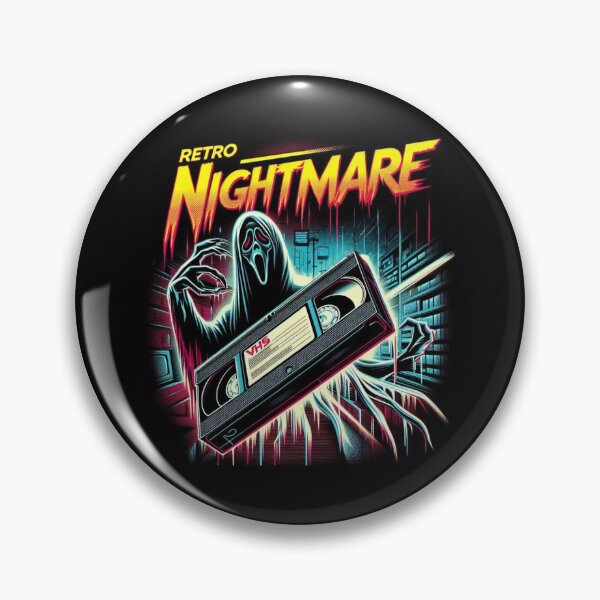 Item preview, Retro VHS Nightmare Horror Design designed and sold by Rare Plus Apparel!.