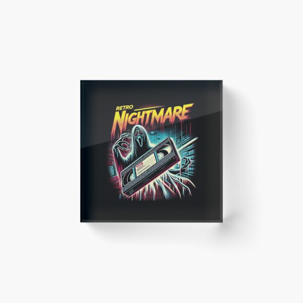 Item preview, Retro VHS Nightmare Horror Design designed and sold by Rare Plus Apparel!.