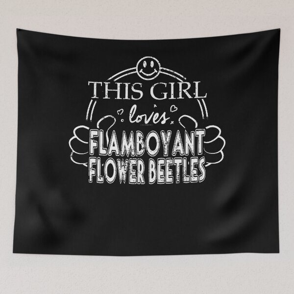 Item preview, Girl Loves Flamboyant Flower Beetles Pet Bug Insect designed and sold by shoppzee.