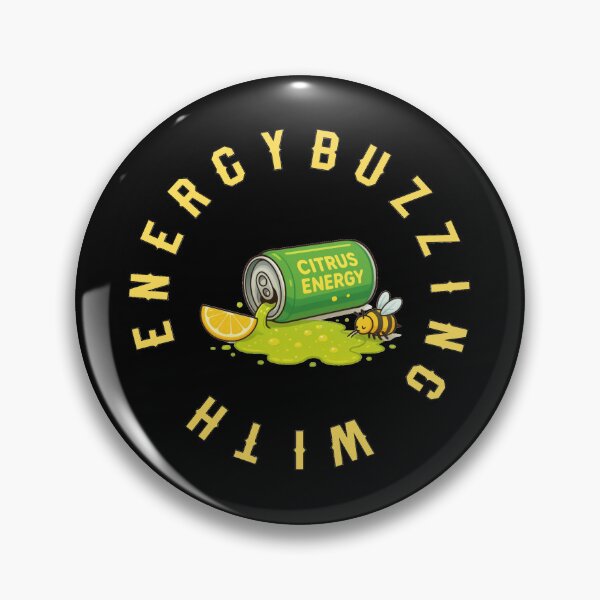 Item preview, Buzzing with Energy – Citrus Power Drink Bee Design designed and sold by Tik Logy.
