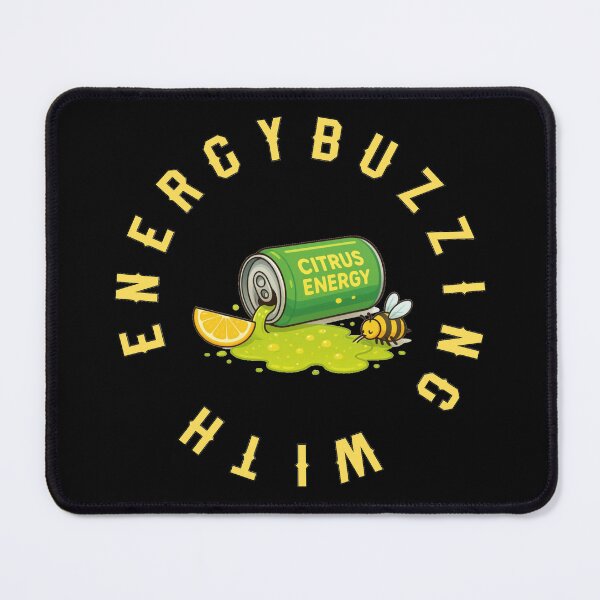 Item preview, Buzzing with Energy – Citrus Power Drink Bee Design designed and sold by Tik Logy.
