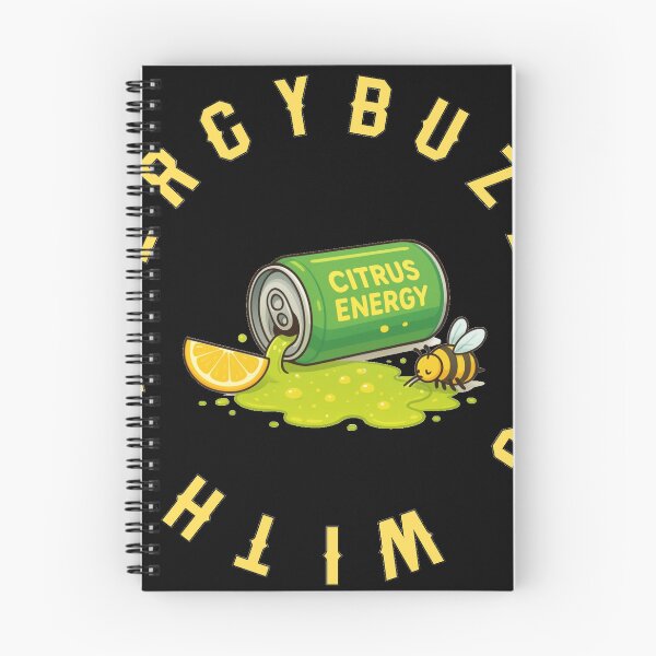 Item preview, Buzzing with Energy – Citrus Power Drink Bee Design designed and sold by Tik Logy.