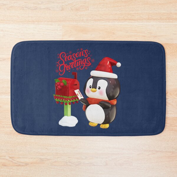 Item preview, Cute Penguin with Christmas Letter Artwork designed and sold by Eyestudiodesign1997.