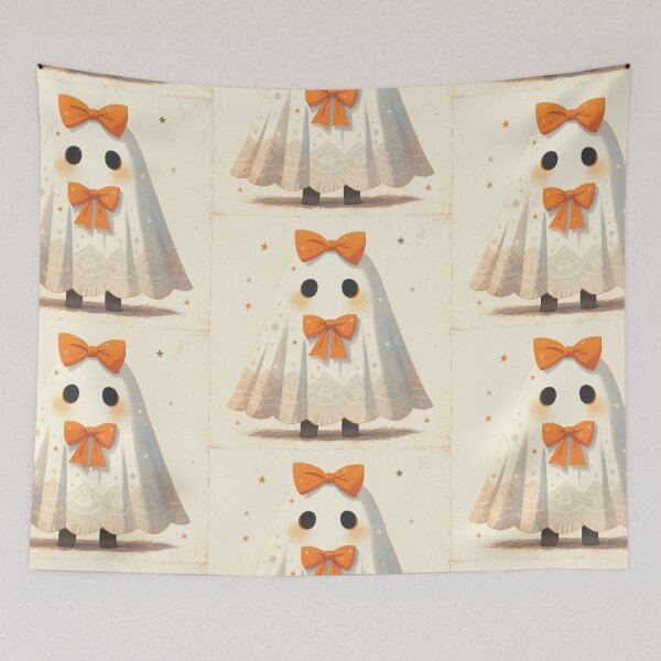 Item preview, Lace ghost with bow designed and sold by MendaciousMina.